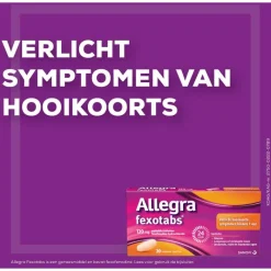 Sale Allegra Fexotabs Hooikoortstabletten 10 Tabletten