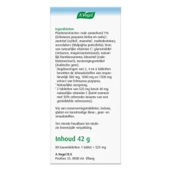 Outlet A.Vogel Echinaforce Junior met Vitamine C Weerstand1* Kauwtabletten 80 stuks