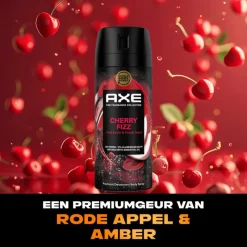 New AXE Fine Fragarance Cherry Fizz Deodorant Bodyspray 150 ML