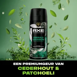 Discount AXE Fine Fragrance Green Geranium Deodorant Bodyspray 150 ML