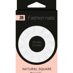 Online 2B Fashion Nails Natural Square