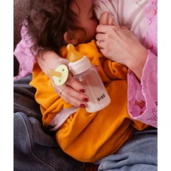 Online Bibs Babyfles 150 ML Sage met Latex speen en opvouwbaar trechtertje