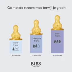 Online Bibs Babyfles 150 ML Sage met Latex speen en opvouwbaar trechtertje