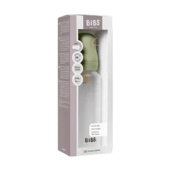 Best Bibs Babyfles 270 ML Sage met Latex speen en opvouwbaar trechtertje