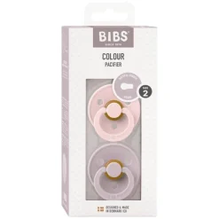 Sale Bibs Fopspeen Two Pack Natuurlijk Rubber Blossom/Dusky Lilac Maat 2