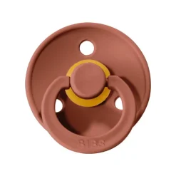 New Bibs Fopspeen Two Pack Natuurlijk Rubber Woodchuck/Blush Maat 2