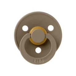Bibs Fopspeen Two Pack Natuurlijk Rubber Ivory/Dark Oak Maat 2