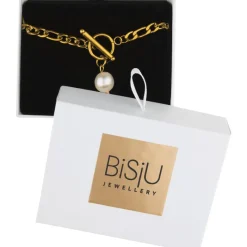 Sale BiSjU Jewellery Armband Gekleurde Stenen Gold Plated