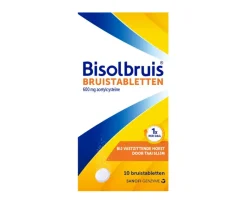 Clearance Bisolvon Bisolbruis Bruistabletten Bij Vastzittende Hoest 10 Tabletten