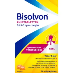 Online Bisolvon droge hoest & keelpijn zuigtabletten