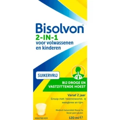 Discount Bisolvon 2-in-1 Bij Droge En Vastzittende Hoest Suikervrij 120 ML