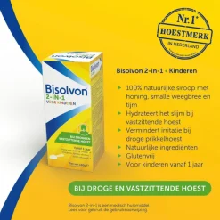 Discount Bisolvon 2-in-1 Bij Droge En Vastzittende Hoest Voor Kinderen 133 ML