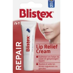 New Blistex Lip Relief Cream Tube Blister SPF15