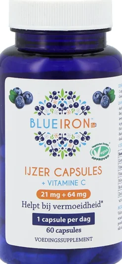 Best Blue Iron Blueiron ijzer capsules 60