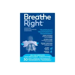 Clearance Breathe Right Neusstrips Small/Medium 30 stuks