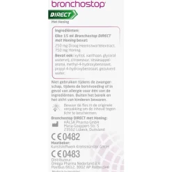 Outlet Bronchostop Direct Hoestdrank met Honing 120 ML