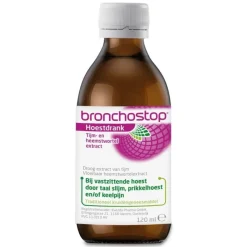 Best Bronchostop Hoestdrank bij Vastzittende Hoest en Keelpijn 120 ML