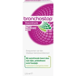 Best Bronchostop Hoestdrank bij Vastzittende Hoest en Keelpijn 120 ML