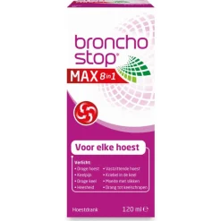 Hot Bronchostop Max 8in1 Hoestdrank 120ML
