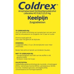 Outlet Coldrex Keelpastilles 12 Stuks