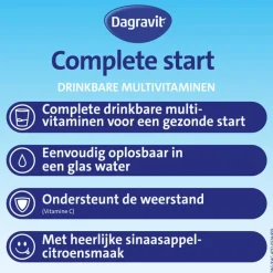 New Dagravit Complete Start Kids Multivitamine Citroen 30 stuks