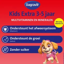 Online Dagravit Kids Multivitaminen Gummies Xtra 3-5 jaar 60 stuks
