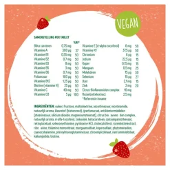 Clearance Dagravit Natural Kids Multi Aardbei 60 Dragees