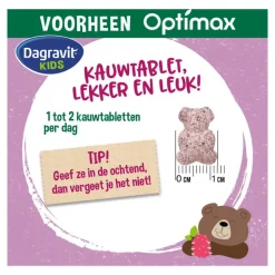 Discount Dagravit Natural Kids Multi Framboos Hooggedoseerd 60 Dragees