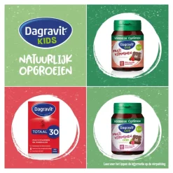 Discount Dagravit Natural Kids Multi Framboos Hooggedoseerd 60 Dragees