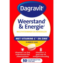 Online Dagravit Totaal 30 Weerstand & Energie 50 kauwtabletten