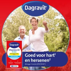 Outlet Dagravit Vitaal 50+ Vitamine D + Omega-3 Visolie 90 capsules