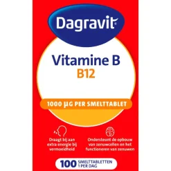 New Dagravit Vitamine B12 1000μg 100 smelttabletten