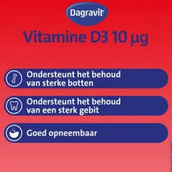 Sale Dagravit Vitamine D pearls 10 μg 100 parels