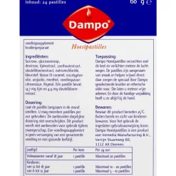 Hot Dampo Hoestpastilles 24 stuks