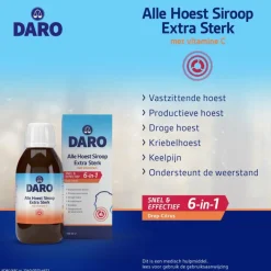 Sale Daro Alle Hoest Siroop Extra Sterk Met Vitamine C 150 ML