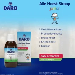Outlet Daro Alle Hoest Siroop Junior 150 ML