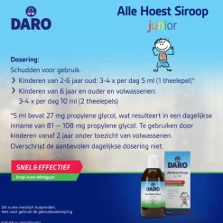 Outlet Daro Alle Hoest Siroop Junior 150 ML