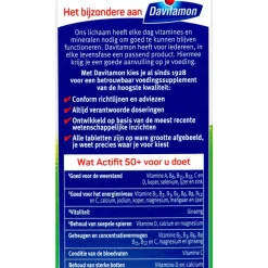Sale Davitamon Actifit 50+ Multivitamine met Ginseng 90 Tabletten