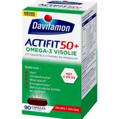 Discount Davitamon Actifit 50+ Omega-3 Visolie Capsules