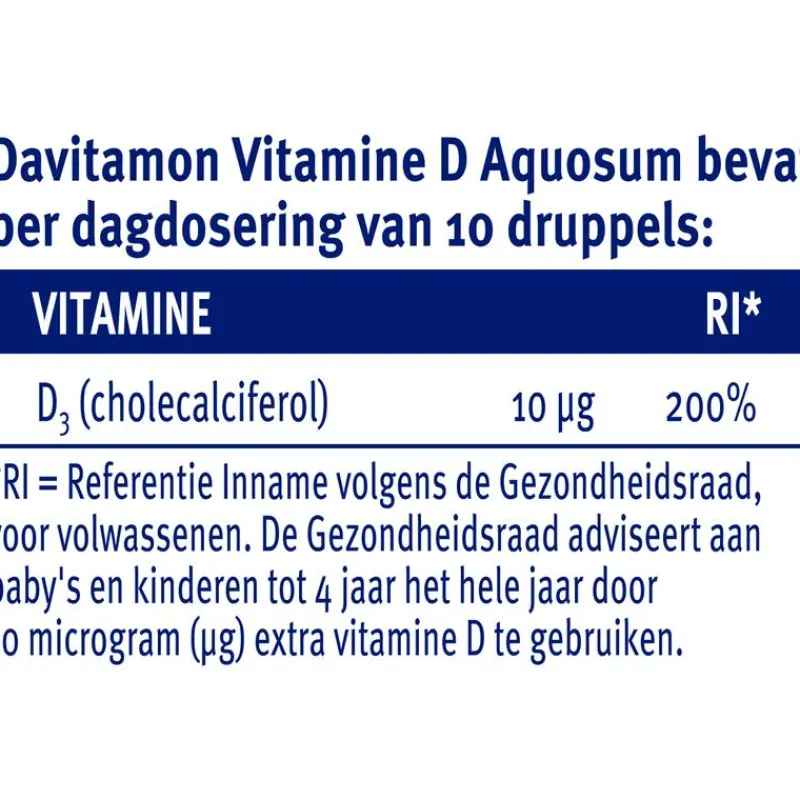 Sale Davitamon Aquosum Vitamine D Druppels