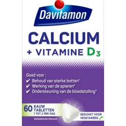 New Davitamon Calcium met Vitamine D Kauwtabletten Mint