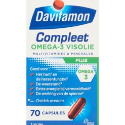New Davitamon Compleet Omega-3 Visolie Capsules
