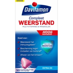 Best Davitamon Compleet Weerstand Forte 50 Kauwtabletten