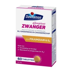Discount Davitamon Compleet Zwanger met Extra Foliumzuur en Vitamine D3 60 Tabletten