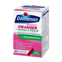 Online Davitamon Compleet Zwanger + Omega-3 Visolie 60 Stuks