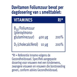 Sale Davitamon Foliumzuur met vitamine D - Zwanger