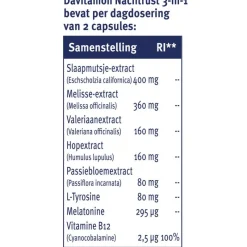 Discount Davitamon Nachtrust 3-in-1 20 Capsules