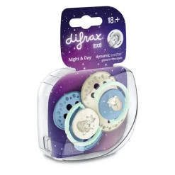 New Difrax Dynamic Fopspeen 18+M Night&Day Boy