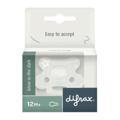 Difrax Fopspeen Natural 12+ Maanden Glow in the dark BPA-vrij
