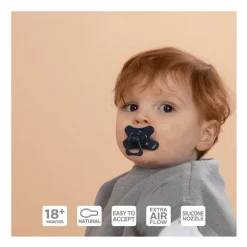 New Difrax Fopspeen Natural 18+ M Uni Blackberry